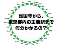 【通勤・通学】護国寺から、東京都内の主要駅までは何分かかるの？